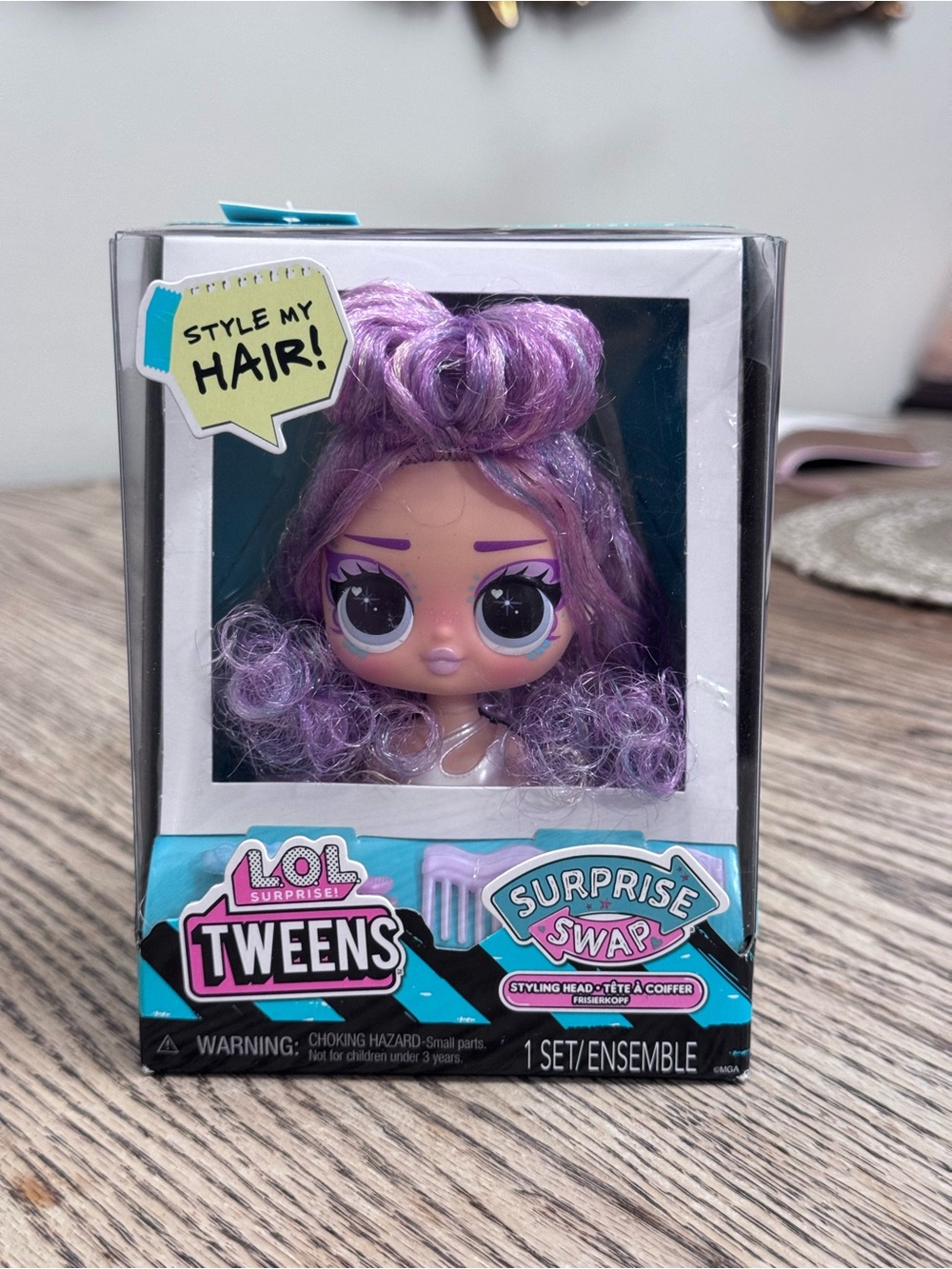 L.O.L. Surprise! Tweens Styling Head - Purple Hair